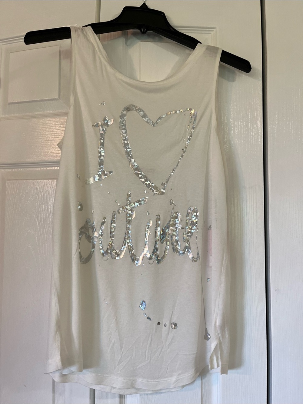 Juicy Couture White Sleeveless Tank